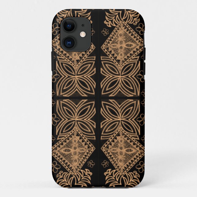 Funda De Case-Mate Para iPhone Flora de Polinesia inspirada (Reverso)