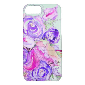 Funda Para iPhone 8/7 Floraciones púrpuras