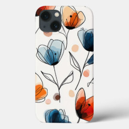 Funda Para iPhone 13 Floral
