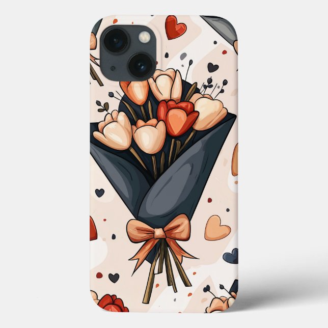 Funda De Case-Mate Para iPhone Floral (Reverso)