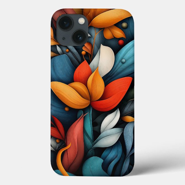 Funda De Case-Mate Para iPhone Floral (Reverso)