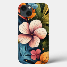 Funda Para iPhone 13 Floral
