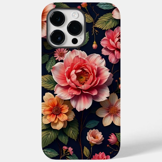 Funda De Case-Mate Para iPhone floral (Reverso )