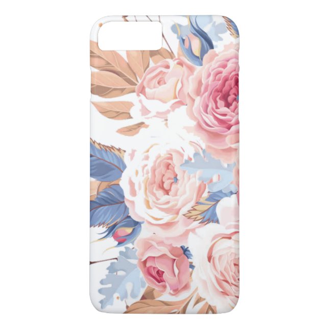 Funda De Case-Mate Para iPhone Floral (Reverso)