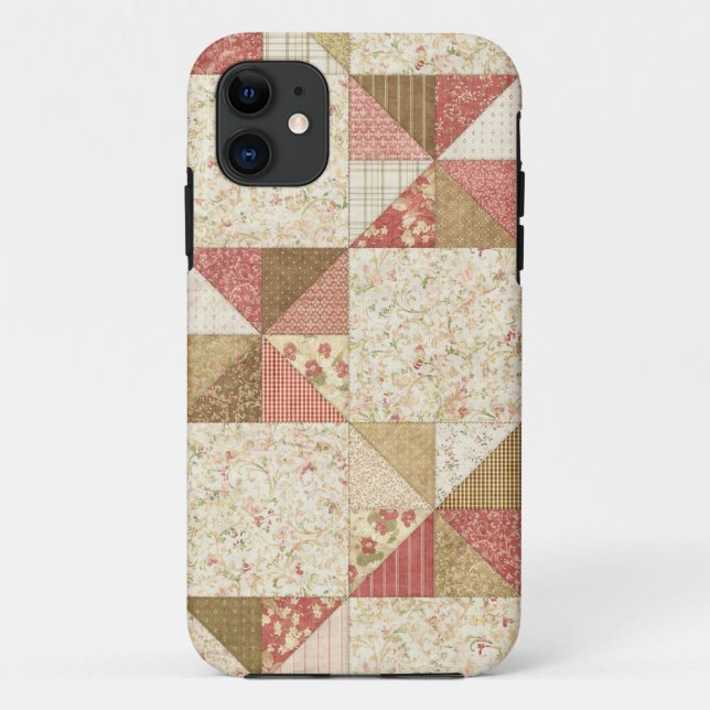 Funda De Case-Mate Para iPhone Floral acolchada cubierta de Iphone (Reverso)