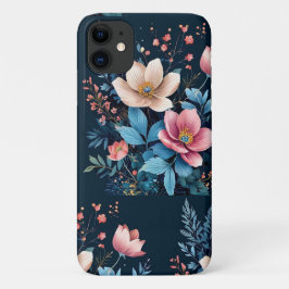 Funda Para iPhone 11 Floral acuarela