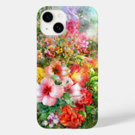 Funda Para iPhone 14 De Case-Mate Floral acuarela de color bonito