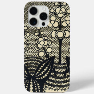 Funda Para iPhone 15 Pro Max Floral Art Nouveau Lace
