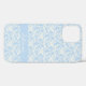 Funda De Case-Mate Para iPhone Floral azul claro en el país francés personalizada (Back (Horizontal))