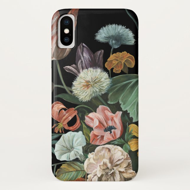 Funda De Case-Mate Para iPhone Floral barroca - Bouquet de flores (Reverso)