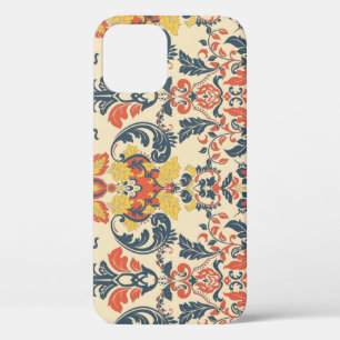 Funda Para iPhone 12 Floral barroca: tapiz clásico vintage.