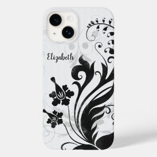 title_seo2 Floral blanca negra personalizada