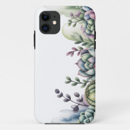 Funda Para iPhone 11 Floral border