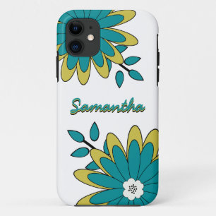 Funda Para iPhone 11 Floral brillante elegante enrrollado de Boho con