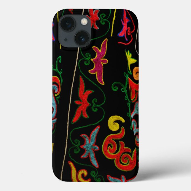 Funda De Case-Mate Para iPhone Floral de bordado de Xinjiang (Reverso)