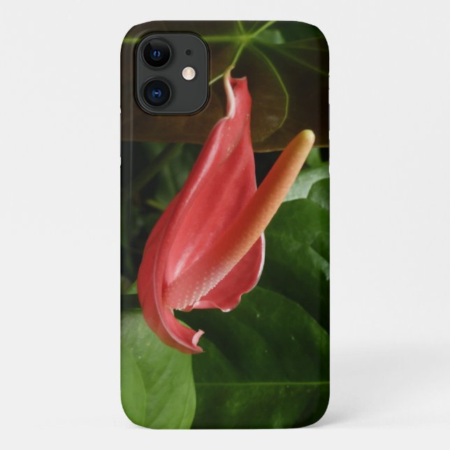 Funda De Case-Mate Para iPhone Floral de Calla Rosa Lily Elegant (Reverso)
