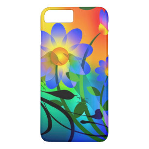 Funda Para iPhone 8 Plus/7 Plus floral de colores vivos