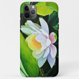 Funda Para iPhone 11 Pro Max Floral de Lirio Blanco