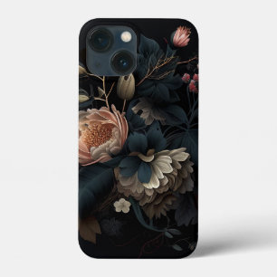 Funda Para iPhone 13 Mini Floral de medianoche