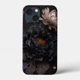Funda Para iPhone 13 Mini Floral de medianoche