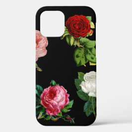 Funda Para iPhone 12 Floral de protección contra golpes duros