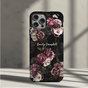Funda Para iPhone 11 Pro Floral de Rosa Blanca Malhumorada de Lujo