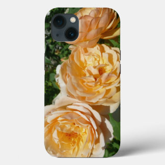 Funda Para iPhone 13 Floral de Trío de Rosas de Peach