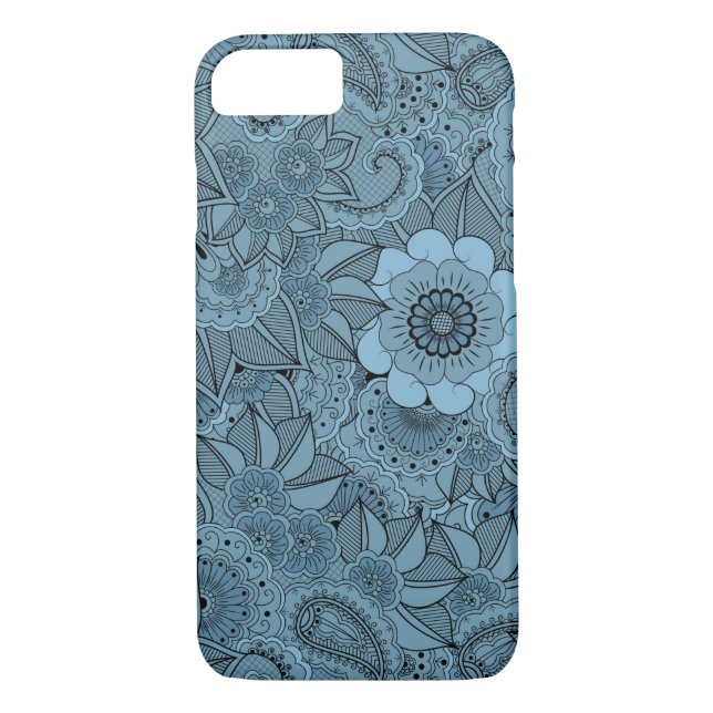 Funda De Case-Mate Para iPhone Floral decorativa (Reverso)