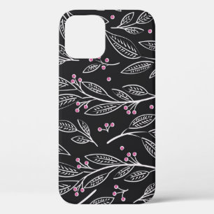 Funda Para iPhone 12 Floral dibujada a mano: diseño sin inconvenientes