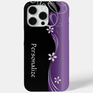 Funda Para iPhone 15 Pro Max Floral elegante Ametista
