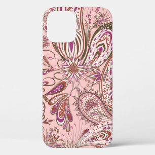 Funda Para iPhone 12 Floral étnica: Diseño Paisley Oriental.