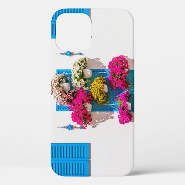 Funda De Case-Mate Para iPhone Floral étnica: Pared Jardín (Reverso )