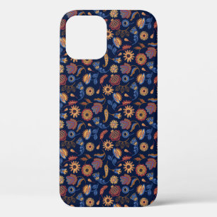 Funda Para iPhone 12 Floral folclórica rústica