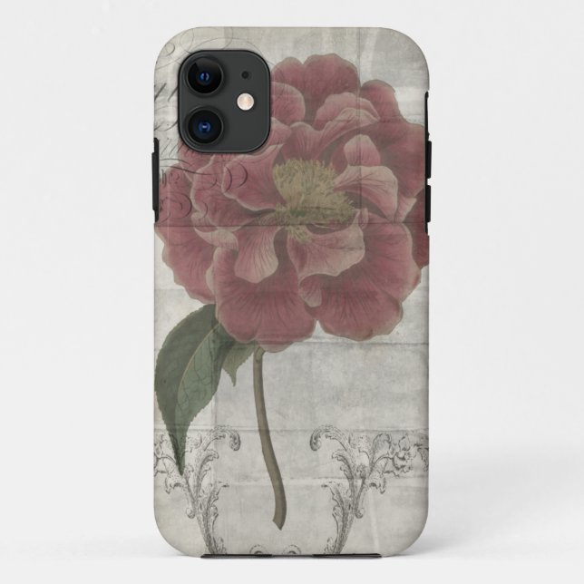 Funda De Case-Mate Para iPhone Floral francesa III (Reverso)