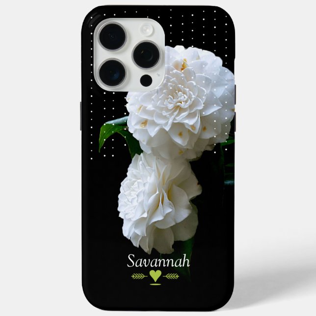 Funda De Case-Mate Para iPhone Floral Heirloom Rosas Black (Reverso )