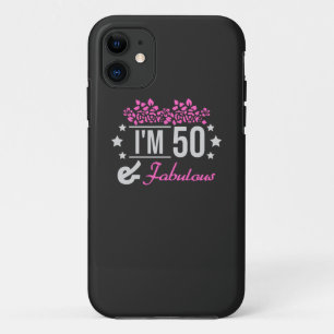 Funda Para iPhone 11 floral im 50 años y decir fabuloso