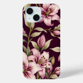 Funda Para iPhone 15 Floral iPhone case