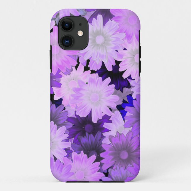 Funda De Case-Mate Para iPhone Floral malva (Reverso)