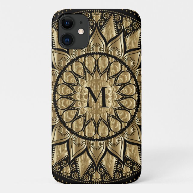 Funda De Case-Mate Para iPhone Floral Mandala (Reverso)