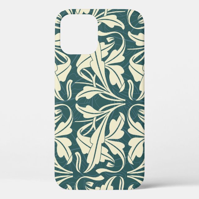 Funda De Case-Mate Para iPhone Floral Moderna: Diseño de Patrones Elegantes. (Reverso )