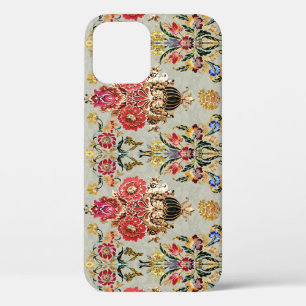 Funda Para iPhone 12 Floral Mughal Étnica: Patrón Vintage.