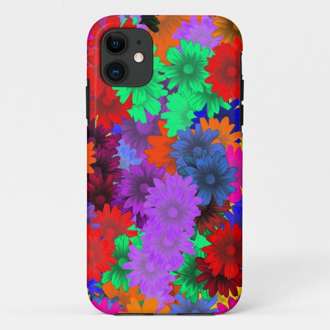 Funda De Case-Mate Para iPhone Floral multicolor (Reverso)