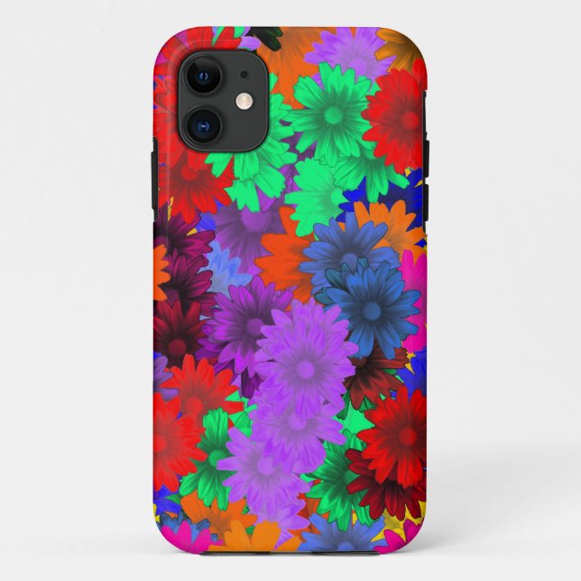 Funda De Case-Mate Para iPhone Floral multicolor (Reverso)