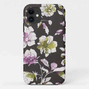 Funda Para iPhone 11 Floral negro