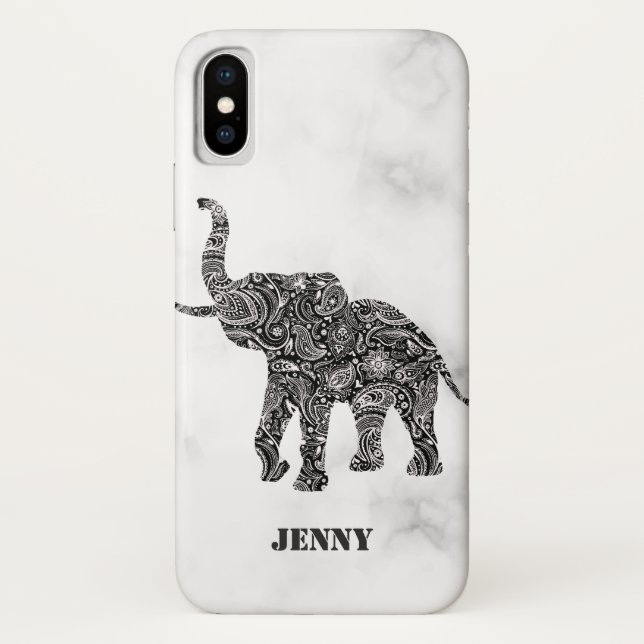 Funda De Case-Mate Para iPhone Floral Paisley (Reverso)