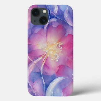 Funda Para iPhone 13 Floral Pastel Etéreo