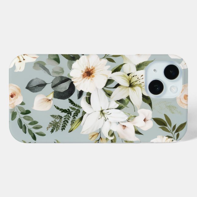 Funda De Case-Mate Para iPhone Floral phone case (Reverso (Horizontal) )