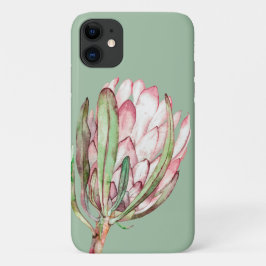 Funda Para iPhone 11 Floral protésica tropical en la menta