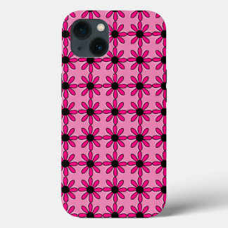 Funda Para iPhone 13 Floral rosa