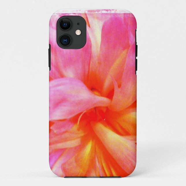 Funda De Case-Mate Para iPhone Floral rosado (Reverso)